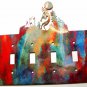 Kokopelli Flute Quadruple Switch Cover Plate by Steel Images USA 022315D