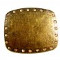 Ladies Brassy Look & Rhinestones Belt Buckle 5214