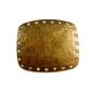 Ladies Brassy Look & Rhinestones Belt Buckle 5214