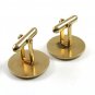 True Vintage Goldtone Fish Big Mouthed Bass Cufflinks by Swank 100714