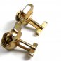 True Vintage Goldtone Roman / Greek Soldier Cufflinks By ANSON 102414