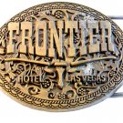 Vintage Frontier Hotel Las Vegas Belt Buckle