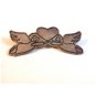 Mexican Sterling Silver Male & Female Angels Heart Holding Hands Brooch