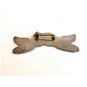 Mexican Sterling Silver Male & Female Angels Heart Holding Hands Brooch