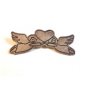 Mexican Sterling Silver Male & Female Angels Heart Holding Hands Brooch