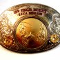 Vintage 1985 SJCA 15th Visalla Rockette Rodeo Belt Buckle