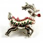 Rudolph The Red Nosed Reindeer Brooch Not Signed 81814