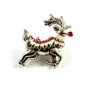Rudolph The Red Nosed Reindeer Brooch Not Signed 81814