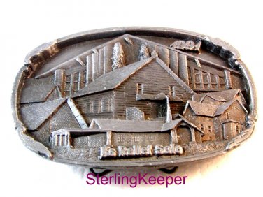 Vintage Siskiyou Mennonite Kansas Ks Relief Sale 1991 Belt Buckle