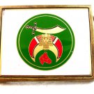 Vintage 1983 Brass & Enameled Shriners Belt Buckle by Nap, Inc.