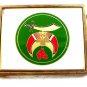 Vintage 1983 Brass & Enameled Shriners Belt Buckle by Nap, Inc.