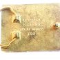 Vintage 1983 Brass & Enameled Shriners Belt Buckle by Nap, Inc.