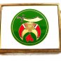 Vintage 1983 Brass & Enameled Shriners Belt Buckle by Nap, Inc.