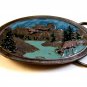 Vintage 1987 C&J Made in USA Buck at Lake Belt Buckle