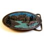 Vintage 1987 C&J Made in USA Buck at Lake Belt Buckle
