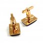 Goldtone & Blue Cufflinks by Hickok USA 04282014