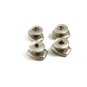 Art Deco Silvertone Initial / Letter W Snap Link Cufflinks by Snap Link 103114