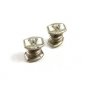 Art Deco Silvertone Initial / Letter W Snap Link Cufflinks by Snap Link 103114