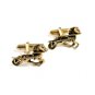 True Vintage Surrey Horse Racing Goldtone Cufflinks not Marked 101514