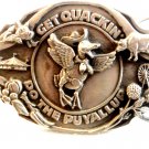 1985 Siskiyou Get Quackin Do The Puyallup Belt Buckle 3rd In Series