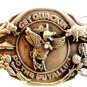 1985 Siskiyou Get Quackin Do The Puyallup Belt Buckle 3rd In Series