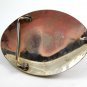 Handcrafted Cowboy Horse Bowing 4 Nickels Coral Turquoise Belt Buckle USA