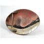 Handcrafted Cowboy Horse Bowing 4 Nickels Coral Turquoise Belt Buckle USA