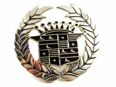 Classic Cadillac Symbol Belt Buckle Made In Italy 121514