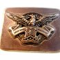 Vintage Registered Trademark E In Shield Quality Brand Belt Buckle
