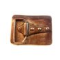 Vintage Registered Trademark E In Shield Quality Brand Belt Buckle