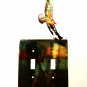 American Eagle Double Light Switch Cover Plate by Steel Images USA 030315GG