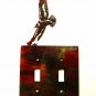 American Eagle Double Light Switch Cover Plate by Steel Images USA 030315GG