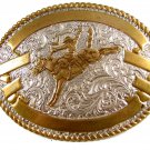 Western Cowboy Rodeo Broncho Busting Belt Buckle 5714 by Crumrine