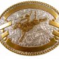 Western Cowboy Rodeo Broncho Busting Belt Buckle 5714 by Crumrine