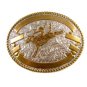Western Cowboy Rodeo Broncho Busting Belt Buckle 5714 by Crumrine