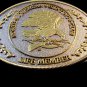 Vintage North American Hunting Club Life Member Belt Buckle