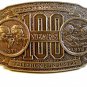 Commemorative 100 Years Telephone Industry Silver Tone Belt Buckle