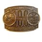 Commemorative 100 Years Telephone Industry Silver Tone Belt Buckle