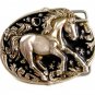 Unicorn Enameled Belt Buckle 51514 Not Signed