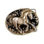 Unicorn Enameled Belt Buckle 51514 Not Signed