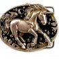 Unicorn Enameled Belt Buckle 51514 Not Signed