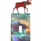 Moose Walking Single Switch Outlet Cover Plate by LaZart USA 6915