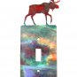 Moose Walking Single Switch Outlet Cover Plate by LaZart USA 6915
