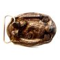Unusual 1990 Western Cowboy Belt Buckle by C&J Made In U.S.A.