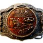 Vintage Reno Biggest Little City in The World Belt Buckle by Cal Metals