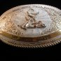 1982 Crumrine Elk City MRCA 1st Senior Goats Roping Rodeo Belt Buckle 4638291f