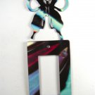 Butterfly Single Rocker Outlet Cover Plate by Steel Images USA 51515