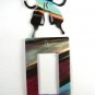 Butterfly Single Rocker Outlet Cover Plate by Steel Images USA 51515