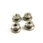 Art Deco Silvertone & Mother of Pearl Cufflinks by COBS LINK 103114