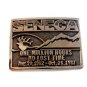 Vintage 1982 - 1987 One Million Hours No Lost Time Seneca  Belt Buckle